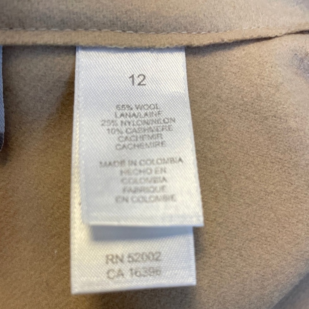 Vintage LIZ CLAIBORNE LIZSPORT Women's Cashmere Wool Blend Utility Jacket 12 - Picture 11 of 13